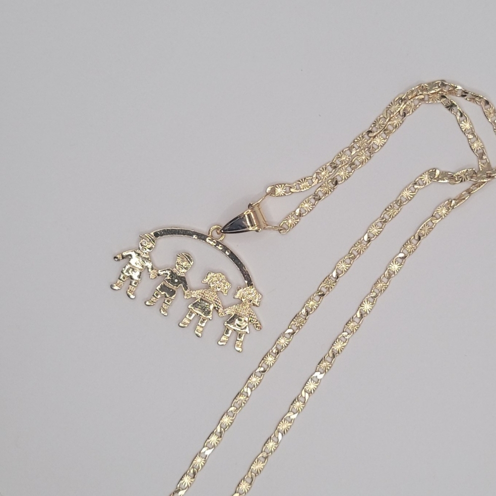 2 boys 2 girls chain GOLD PLATED